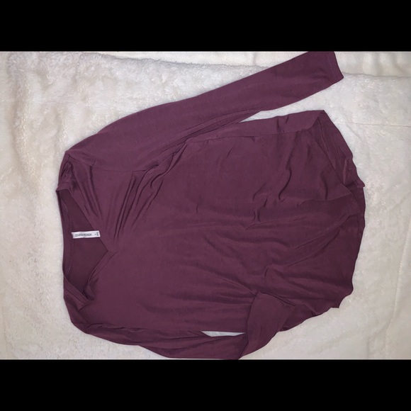 maroon long sleeve shirt - Picture 1 of 2